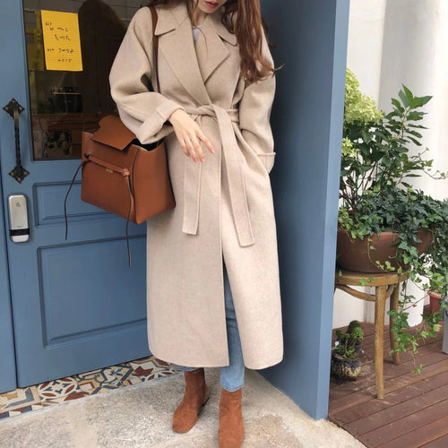 Long Elegant Loose Overcoat