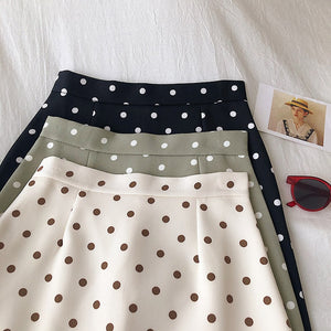 Sexy Polka Dot Skinny Bodycon Skirt