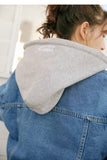 Denim Jacket Hood