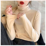 Long Sleeve Turtleneck Warm Shirt