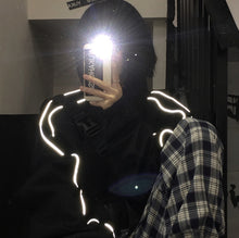 Casual Reflection Style Black Jacket