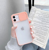 Slide Camera Lens Protection Case For iPhone