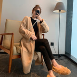 Casual Knitted Long Cardigan Sweater