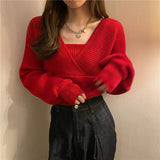 Loose Elegant Design Knitted Sweater