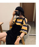 Cute Romper Wide Leg Denim Jumpsuit