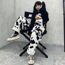 Cow Printing Casual Jumpsuit