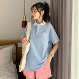 Cute Little Daisy Polo Collar Shirt