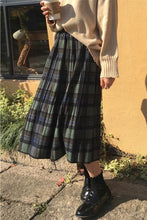 High Waist Retro Wool Pleated Skirts