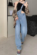 Casual Irregular Style Denim Jumpsuits