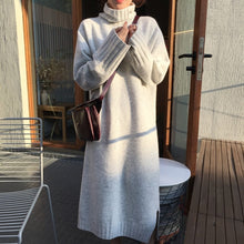 Super Long Oversized Knitted Sweater