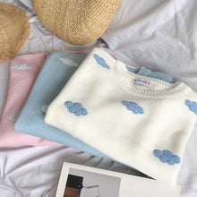 Vintage Clouds Knitted Sweater