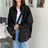 Loose Oversize Lantern Sleeve Blouse Shirt