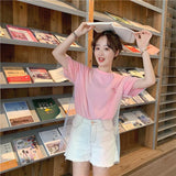 Loose Chic Fake 2 Pieces O-Neck Shirt