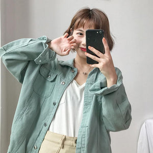 Casual Color Denim Jackets Collection