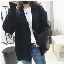 Casual Solid Color Winter Cardigan Sweater