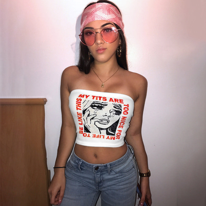 My tits are too nice for my life to be like this. T-Shirt – Polychrome  Goods 🍊