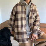 Wool Plaid Winter Jacket