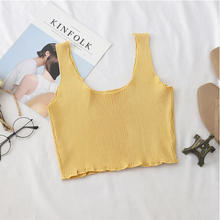Sexy Knitted Camis Crop Tops