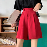 Loose Style Elegant Office Shorts