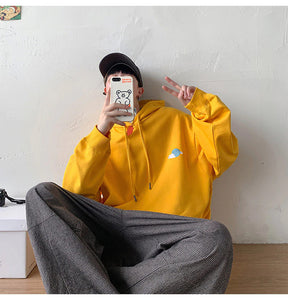 Weather Pocket Embroidery Hoodie