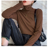 Long Sleeve Turtleneck Warm Shirt
