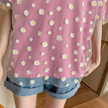 Transparent Daisy Flower With Casual Color Shirt