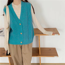 Sleeveless Knitted Vest Sweater