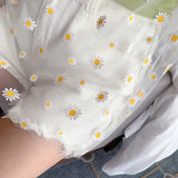 Transparent Daisy Flower With Casual Color Shirt