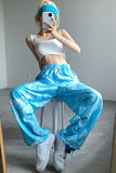 High Waist BOHO Printing Pattern Loose Sweatpants