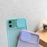 Slide Camera Lens Protection Case For iPhone