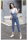 Elegant Denim Romper Jumpsuit
