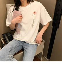 Flower Pocket Printed Shirt