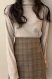 Long Sleeve Slim Turtleneck Thicken Shirts