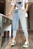 Casual Ankle Length Jogger Cute Denim Pants