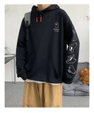 Cute Ghost Sleeve Printed Hoodie