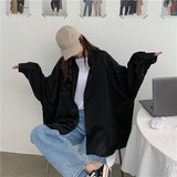 Loose Oversize Lantern Sleeve Blouse Shirt