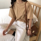 Natural Colors Basic Loose Shirt