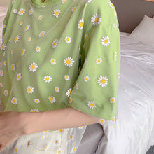 Transparent Daisy Flower With Casual Color Shirt