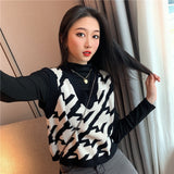 Vintage Sleeveless Knitted Vest Sweater