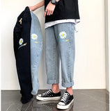 Vintage Daisy Blossom Jeans Pants 