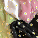 Transparent Daisy Flower With Casual Color Shirt