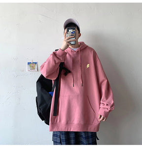 Weather Pocket Embroidery Hoodie