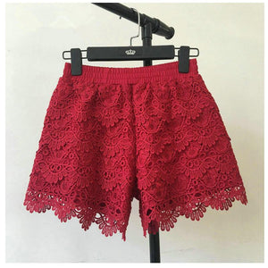 6 Colors Hollow Lace Sexy Shorts