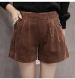 Corderoy Short Coffee